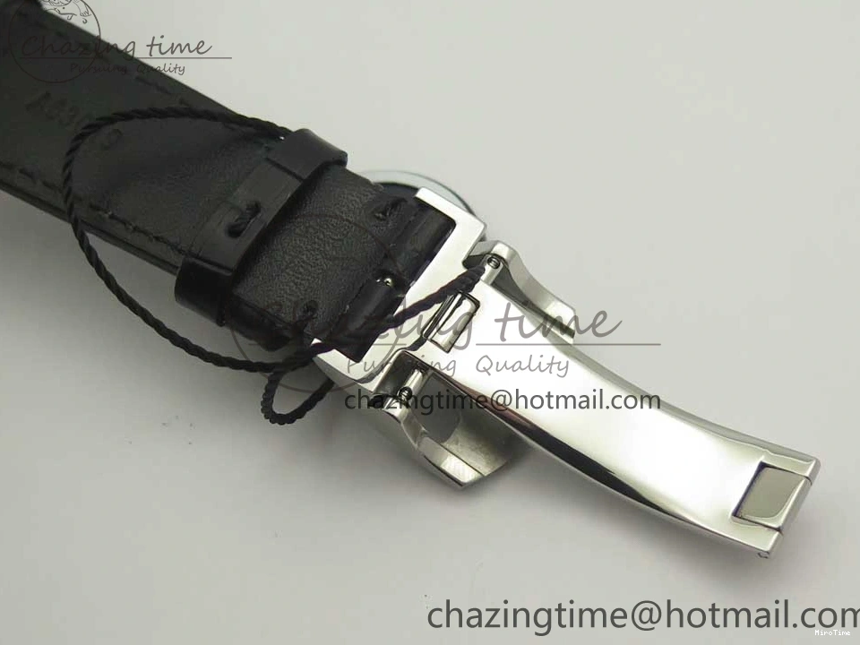 MIROTIME 0316 Portuguese Real PR Real Annual Calendar IW503502 ZF 1:1 Best Edition Blue Dial on Black Leather Strap A Breathable 7152